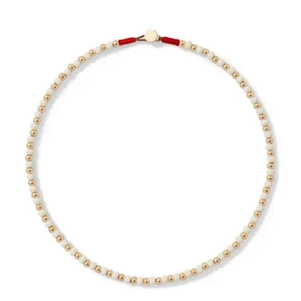 NWT Roxanne Assoulin day & night baby bubble necklace ivory